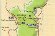 Op Luang National Park Map Op Luang National Park Map