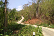 Steep roads leading to Sai Ngam Hot Springs Sai Ngam Hot Spring 6