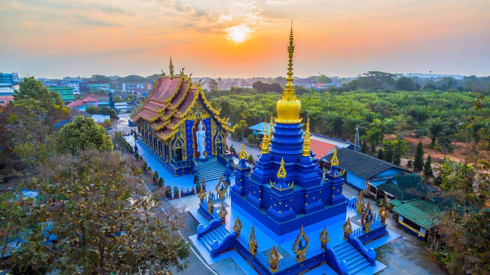 Wat Rong Suea Ten Blue Temple Address Dress Code Chiang Rai