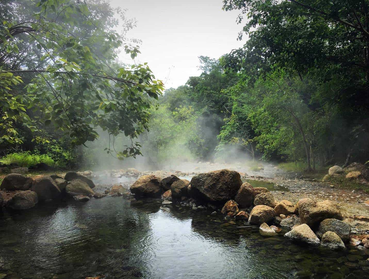 Pai Hot Springs - How to Get There, National Park Map & Directions