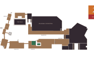 Floor plan of the Chiang Mai Convention Center showing various halls and facilities.