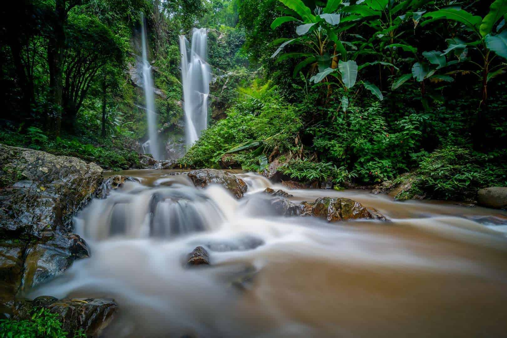 Doi Suthep Pui National Park Waterfall Temple Tour Chiang Mai Thailand